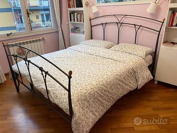 letto matrimoniale in ferro battuto