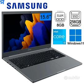 Samsung galaxy book 4 nuovo i3 256gb 8gb ram