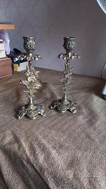 candelabri ottone 