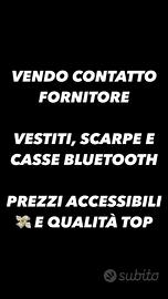 Fornitore di Vestiti, Scarpe e Casse Bluetooth