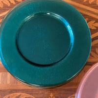 Sottopiatti vetro vintage 12 pz