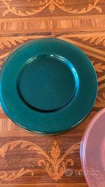 Sottopiatti vetro vintage 12 pz
