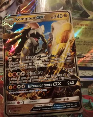 Carta Pokemon Kommo - o Gx 140/145 mint