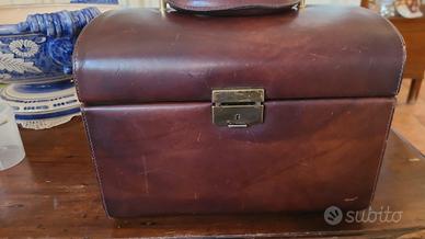 Bauletto Beauty case VINTAGE in Pelle