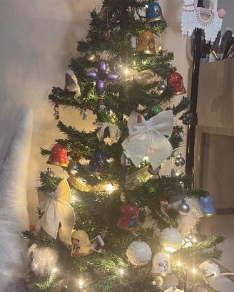 Albero di narale 120 cm incluso di decorazioni