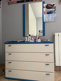 Comodino con specchio