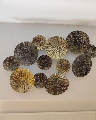 Decorazione orientale in metallo da parete