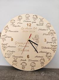 Orologio in legno