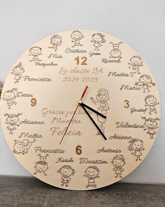 Orologio in legno