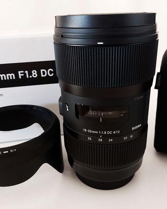Sigma Obiettivo 18-35 mm F/1.8 AF DC HSM ART SA