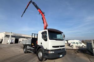 Renault midlum 160 q.li 270 cv ribaltabile + gru c