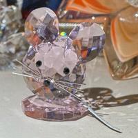 swarovski topolino rosa