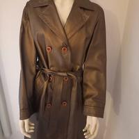 Trench donna Vintage Vera Pelle tg.42 leggi descr.