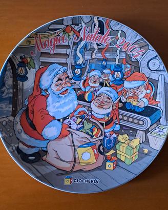 Piatto pubblicitario Natale 2004 La Giocheria