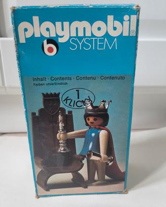 Playmobil 3335 System Regina con trono Vintage OVP