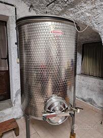Serbatoio inox da 1000 litri (10 q.li) 