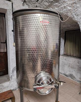 Serbatoio inox da 1000 litri (10 q.li) 