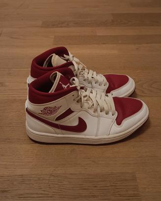 Nike Air Jordan 1 Mid Gym Red White