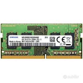 Memorie SoDimm ddr4 e ddr3