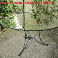 Base per tavolo in ferro battuto