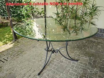 Base per tavolo in ferro battuto