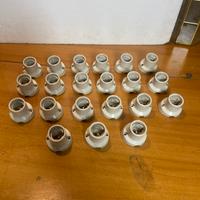 APPLIQUE PORTALAMPADA PORCELLANA VINTAGE