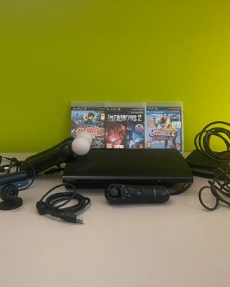 PlayStation 3 Slim 500GB + Accessori + Giochi