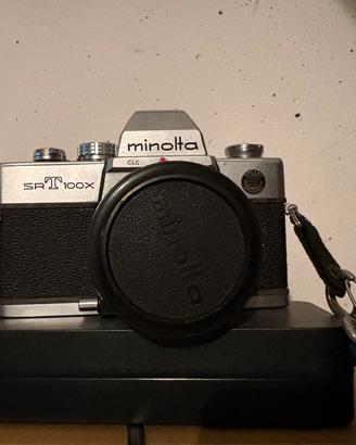 Minolta SRT100X con accessori