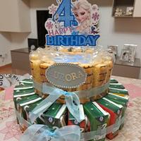 Torte scenografiche con succhi e merendine