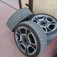 CERCHI DA 17  500 ABHART + GOMME