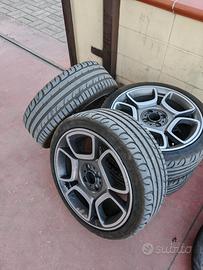 CERCHI DA 17  500 ABHART + GOMME