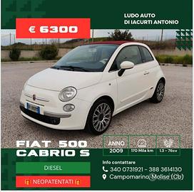 Fiat 500 1.3 Multijet 16V 75 CV Sport Cabrio