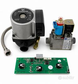 Pompa  Grundfos, scheda M009A, valvola gas SIT