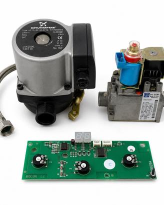 Pompa  Grundfos, scheda M009A, valvola gas SIT