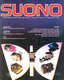 rivista SUONO numero 118 dicembre 1982
