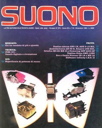 rivista SUONO numero 118 dicembre 1982
