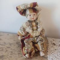 bambola da collezione in porcellana stile venezian