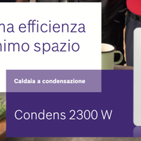 CALDAIA A CONDENSAZIONE BOSCH CONDENS 2300W