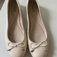 Ballerine Alfani stel flex bianche taglia 40 pelle