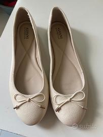 Ballerine Alfani stel flex bianche taglia 40 pelle