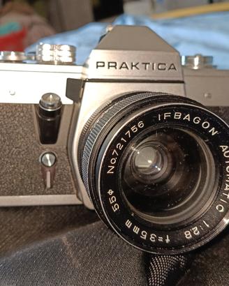 Praktica LTL3 con 35mm F2.8  + Esposimetro Soligor
