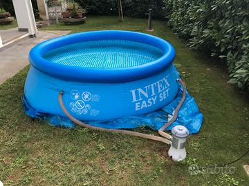 Piscina rotonda 2m44cm + accessori a metà prezzo