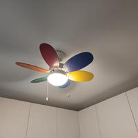 Lampadario da soffitto con ventola 