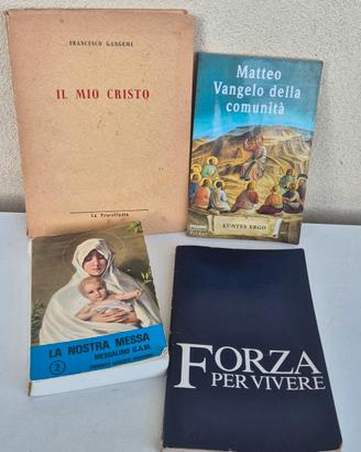 Lotto di 4 libri  a carattere religioso