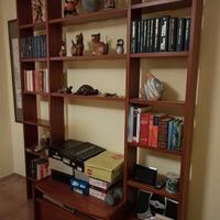 Libreria porta TV in ciliegio