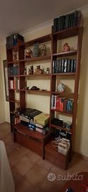 Libreria porta TV in ciliegio