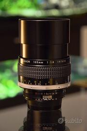 Obbiettivo Nikon Nikkor AI-S 105mm f1.8