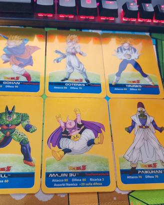 carte Gold Dragonball lamincard