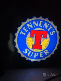 🍺 Lampada LED Stile Tappo Birra – Insegna