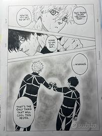 Blue Lock - disegno a mano B/N